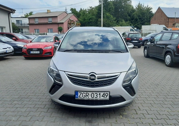 Opel Zafira cena 37900 przebieg: 183260, rok produkcji 2013 z Malbork małe 211